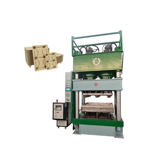 기계를 만드는 목재 팔레트 블록